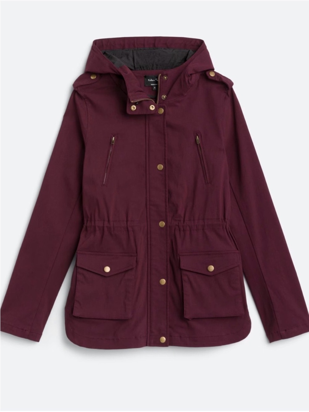 Eden Society Burgundy Holly Cargo Utility Jacket Fall Winter Casual Gorpcore XL
